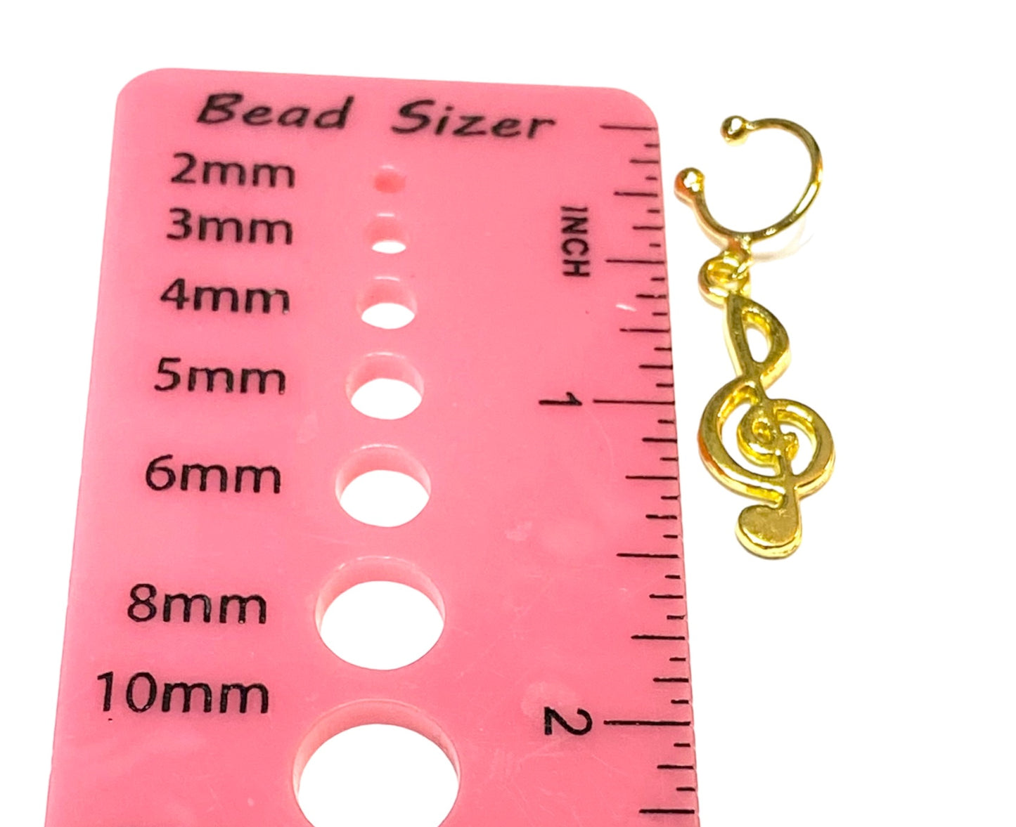 Cassette and Treble Clef Music Ear Cuffs