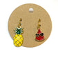 Pineapple and Watermelon Fruit Ear Cuffs