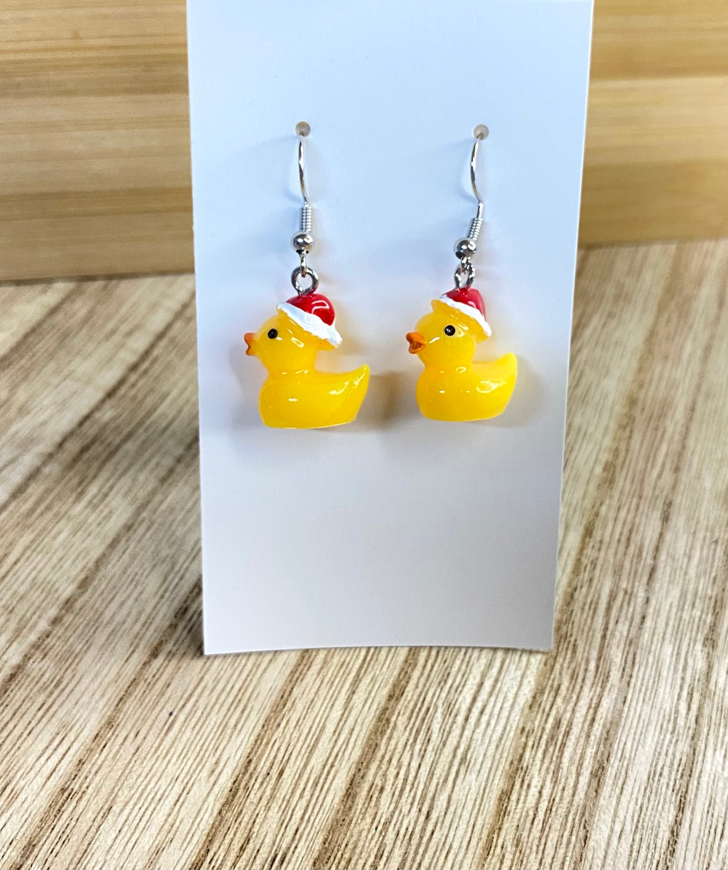 Christmas Duck Earrings