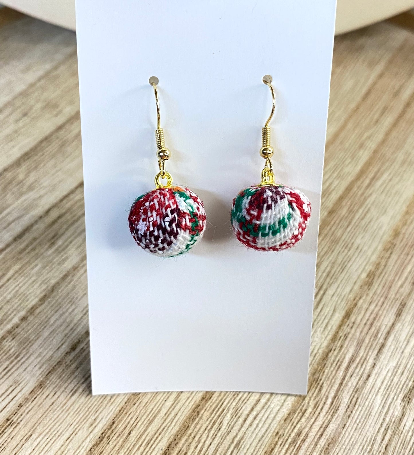 Christmas Plaid Earrings