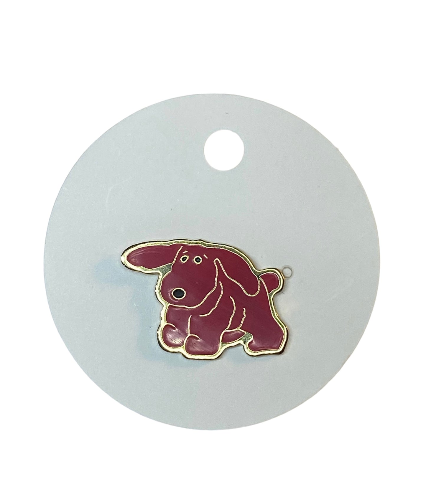 Red Puppy Dog Pin