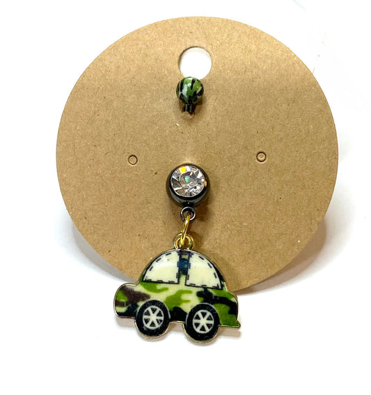 Camouflage Car Belly Ring