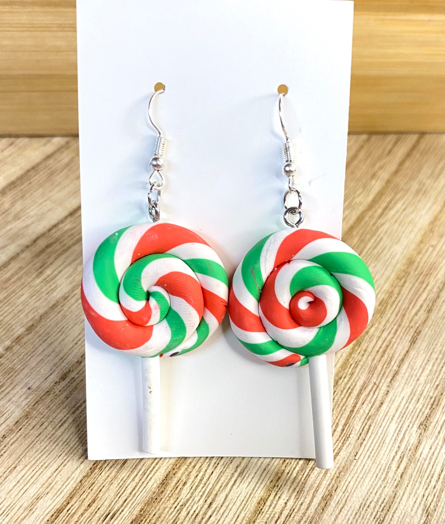 Christmas Lollipop Earrings