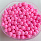 Bubblegum Pink Glass Beads