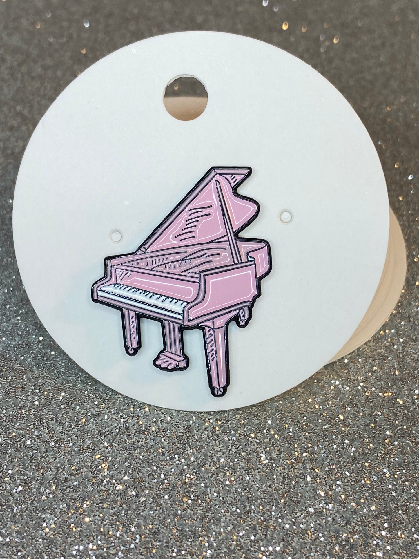 Pink Piano Pin