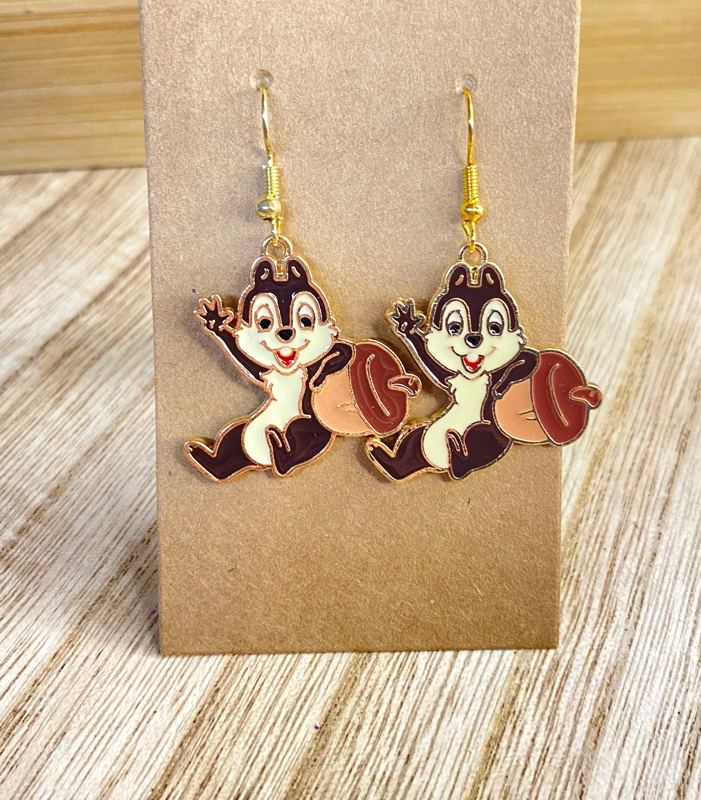 Chipmunk Earrings