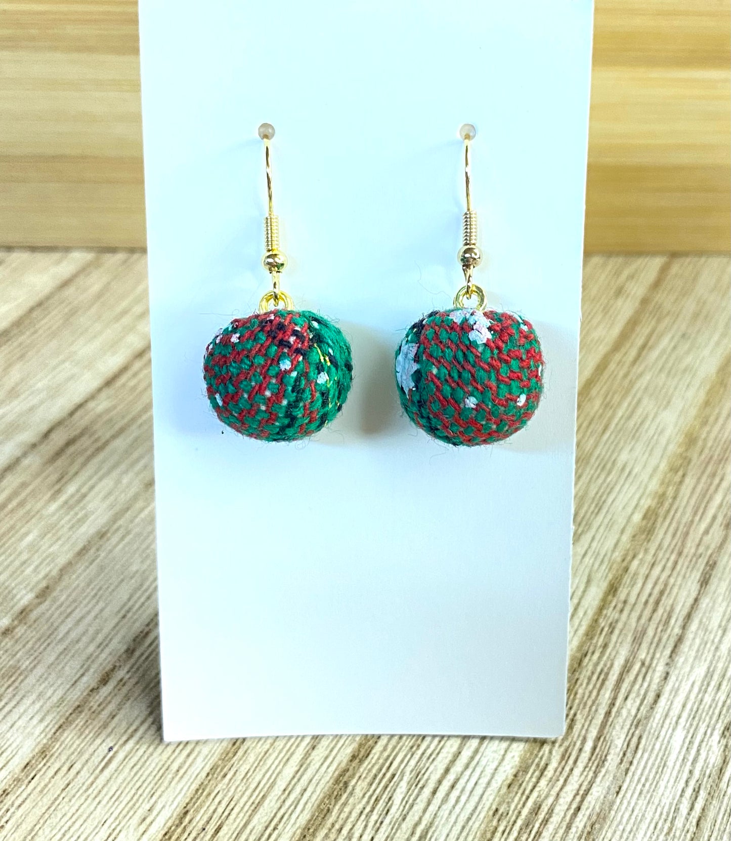 Christmas Plaid Earrings