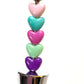 Multicolor Heart Bead Bottle Stopper