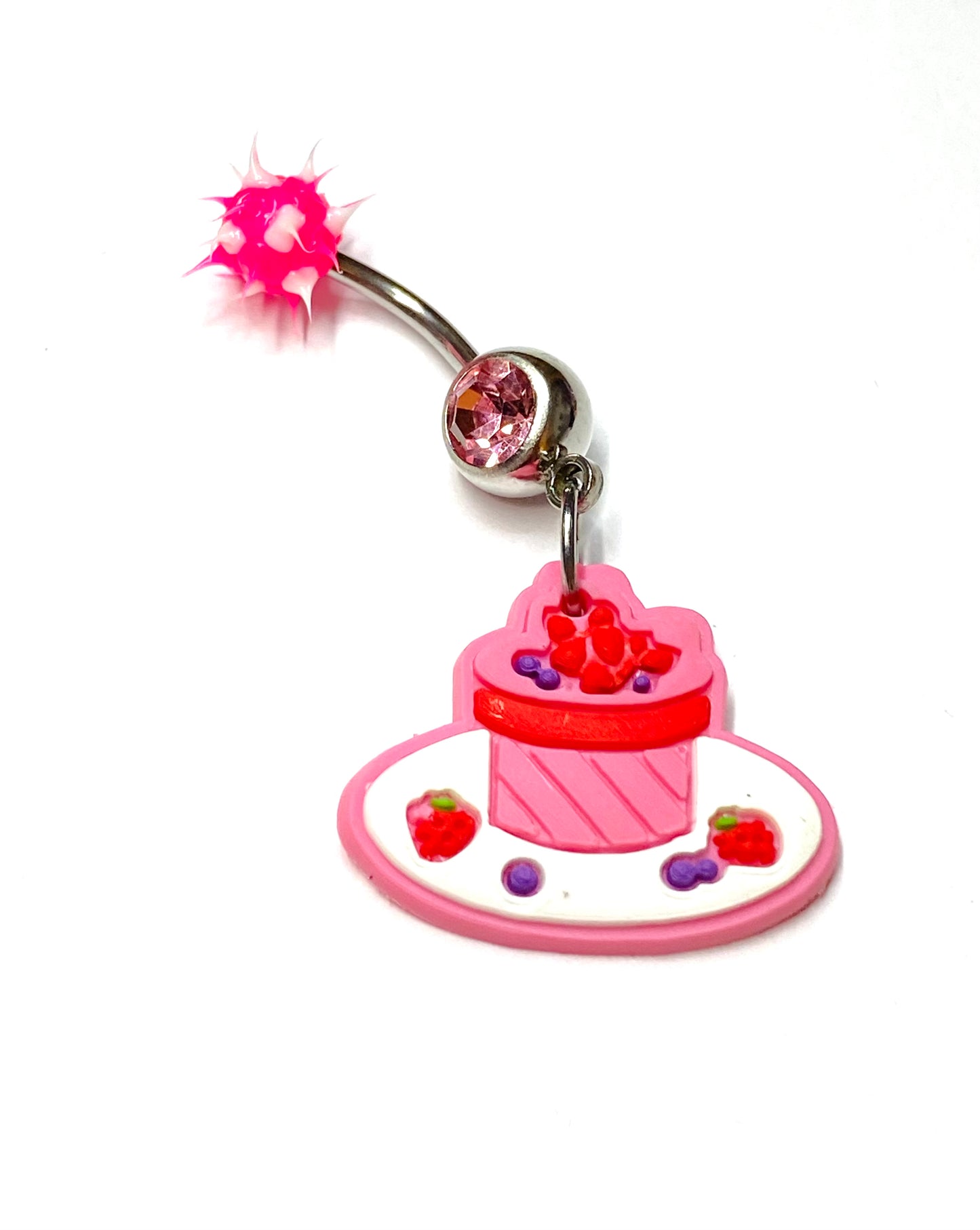 Strawberry Cake Belly Ring