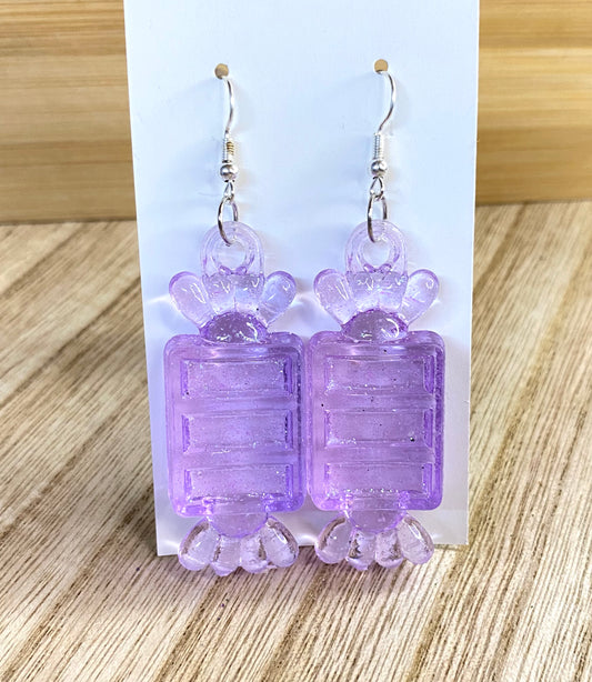 Purple Candy Earrings