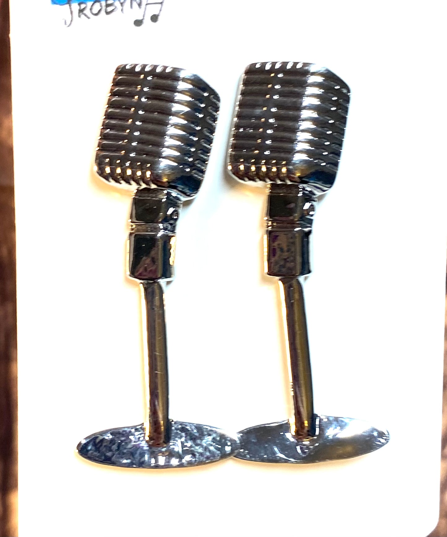 Old Fashion Microphone Earrings