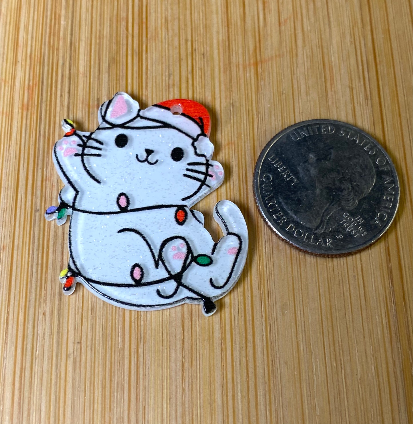 Christmas Kitten Pendants