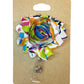 Multicolor Flower Name Badge Reel