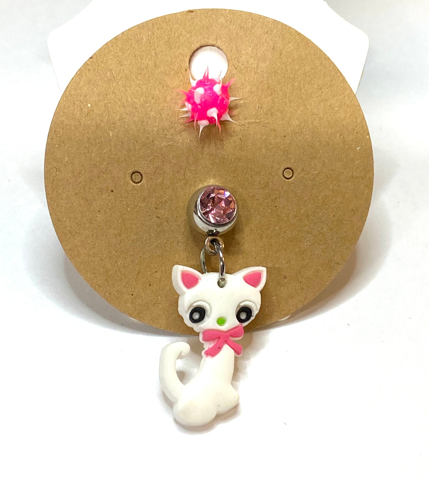 Cat Belly Button Ring