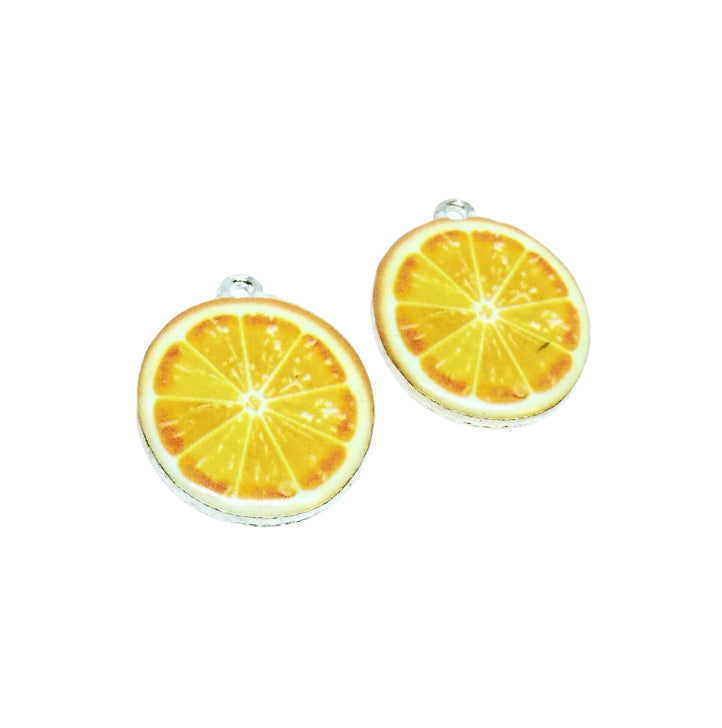 Orange and Tangerine Charms and Pendants