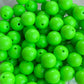 Green Chunky Bubblegum Acrylic Beads