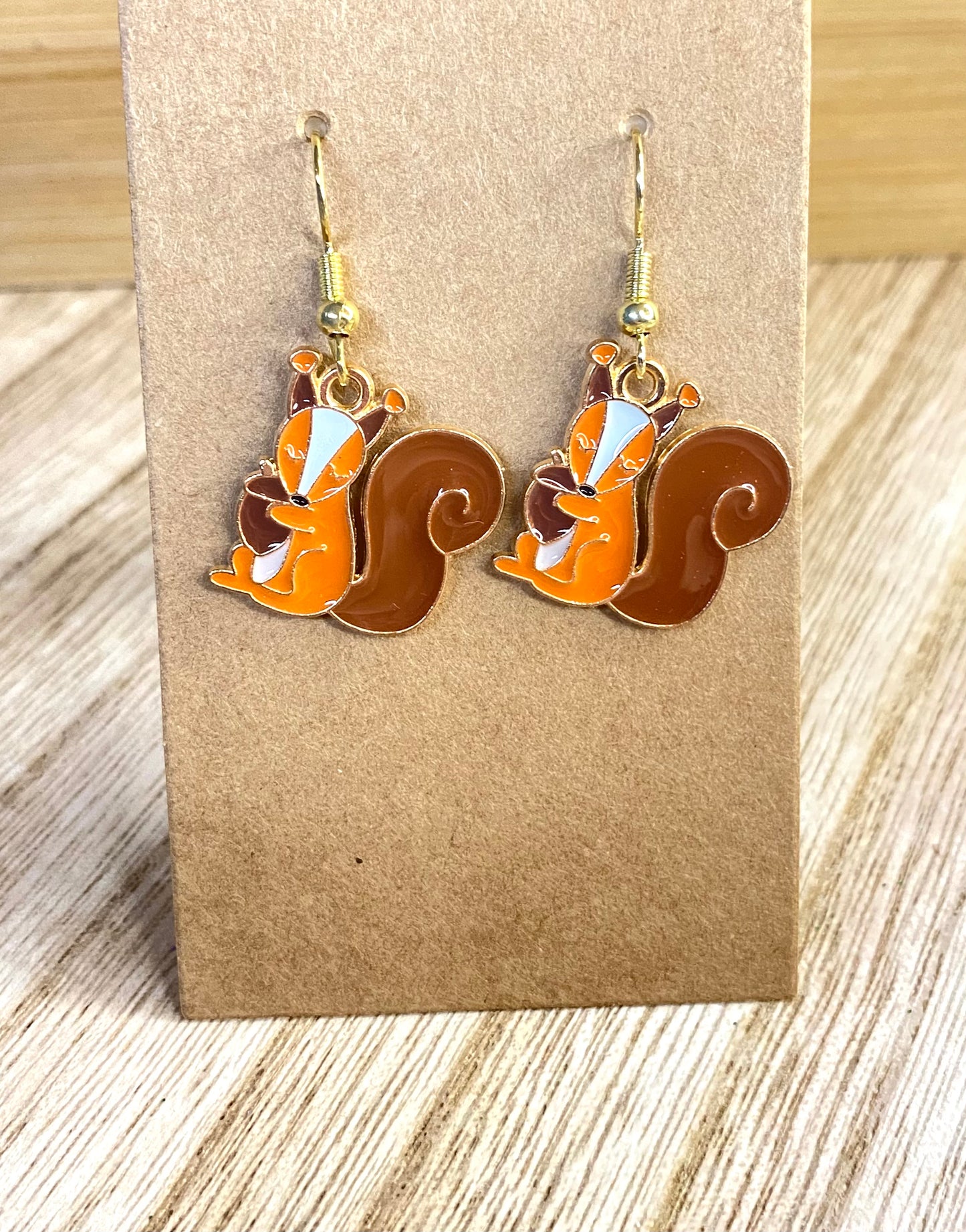 Squirrel Earrings