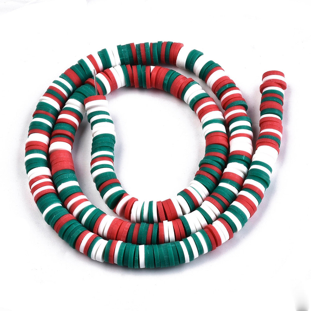 Christmas Heishi Beads