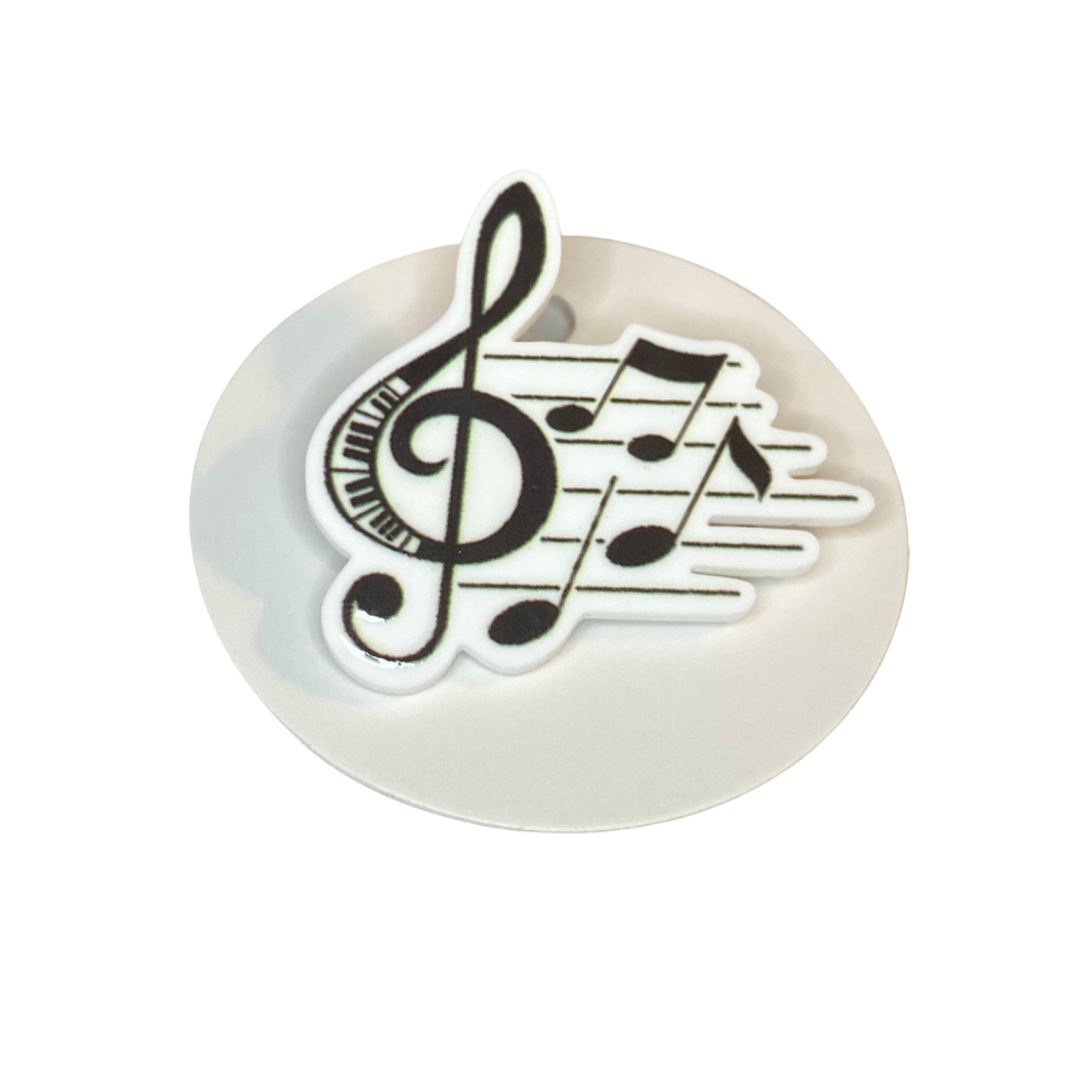 Treble Clef Music Notes Brooch Pin