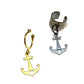 Anchor Stainless Steel Charm Ear Cuffs