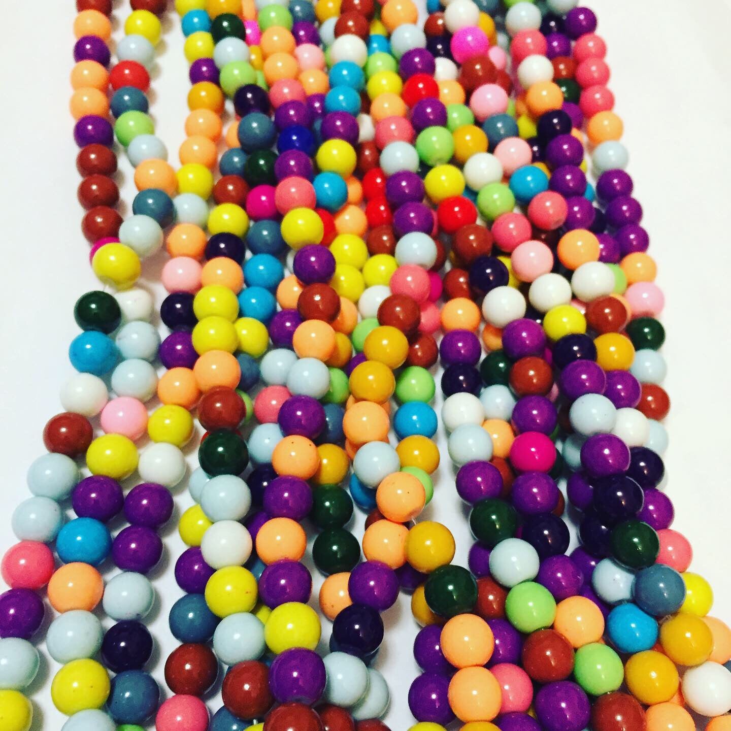 BULK Multicolor Mix Glass Beads