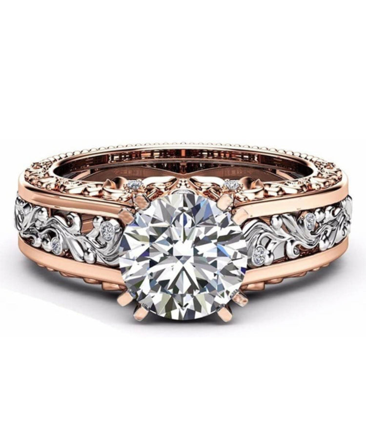 Crystal Vintage Style Ring