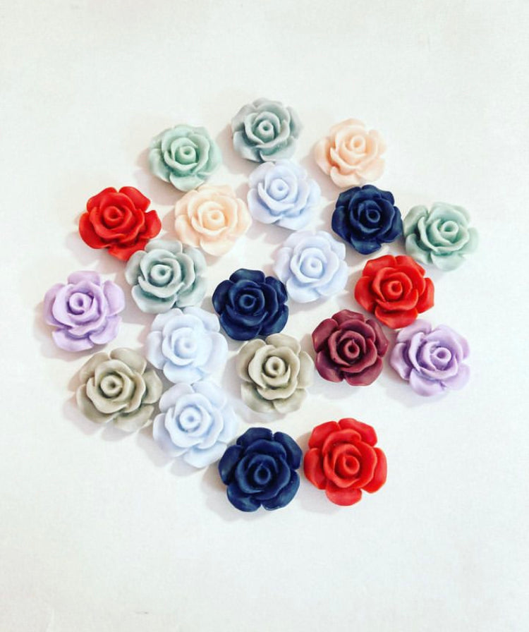 Rose Flower Cabochons