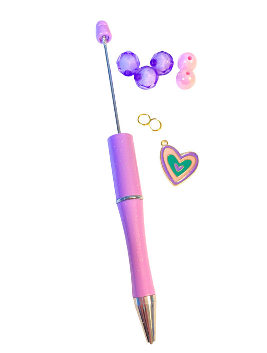 Heart Charm Beadable Pen Kit
