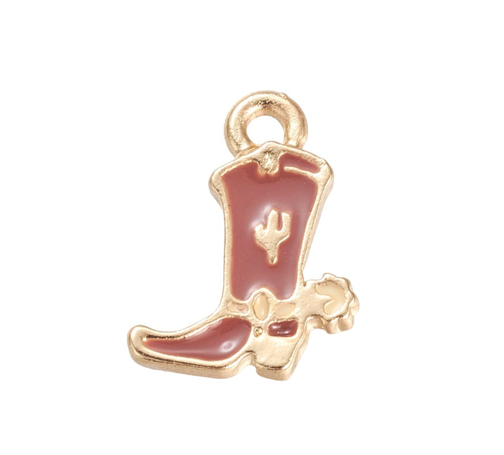 Cowboy Western Boot Charms