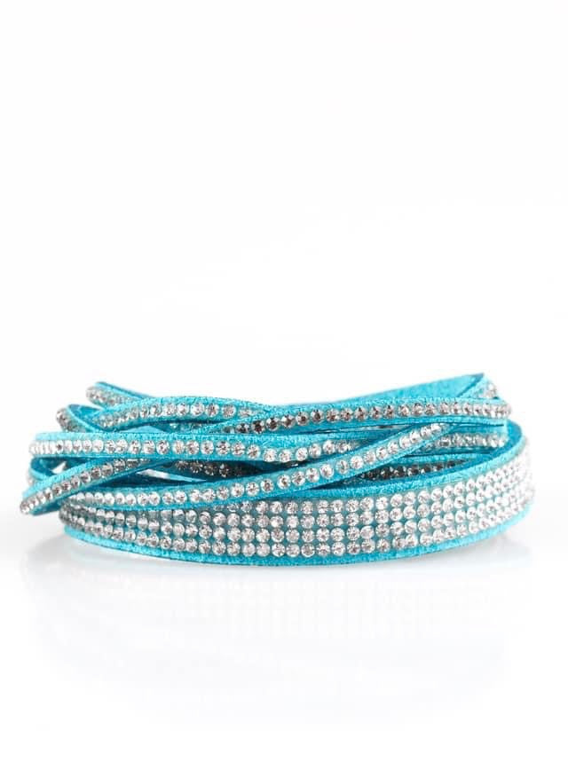 Blue Wrap Bracelet
