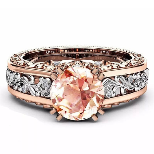 Champagne Vintage Style Ring