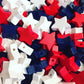 Red White and Blue Star Beads