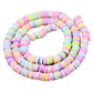 Multicolor Pastel Heishi Disc Clay Beads