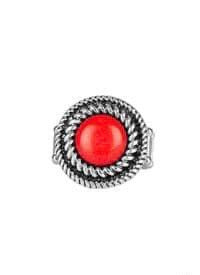 Red Stone Fashion Ring