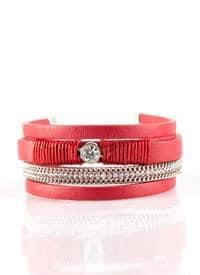 Red Cuff Bracelet
